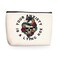 Mental Health Makeup Bag Cosmetic Bag Skull Decor Travel Toiletry Bag Mental Health Gifts Zipper Pouch Inspirational Gifts for Women Girls Sisters Psychologist Therapist Counselor Medical Personnel