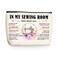 Funny Sewing Lovers Gift Makeup Bag Novelty Quilting Gifts Cosmetic Travel Bag Kitchen Gift Toiletry Bag for Women Valentines Day Christmas Birthday Gifts for Girlfriend Mother Grandma Wife Friends