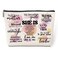 Positive Affirmations Makeup Bag Mental Health Motivational Inspirational Gifts for Female Sister Girl Friend Colleagues Coworker Birthday Friendship Mothers Day Nurse Day Travel Toiletry Bag