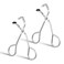 2 Pcs Mini Eyelash Curler for Ends, Silicone Eyelash Curler with Refill Pads Mini Lash Curler Eyelash Makeup Tool for Eyelashes for Dramatic Lash Look
