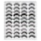 JIMIRE 20 Pairs False Eyelashes 10 Styles Lashes Variety Pack Fluffy Wispy Round Volume Lashes Faux Mink Cat Eye Lashes