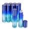 JIUWU 10 Ml Essential Oil Roller Bottle,10 Pack Empty Glass Vials, Blue Gradient Colour Empty Glass jars,Refillable Roller Bottle For Perfume,Travel