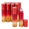 JIUWU 10 Pack 10 Ml Glass Roller Bottle for Essential Oil,Empty Refillable Yellow-red Gradient Roller Bottle for Perfume,Travel,Cuticle
