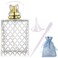 100ml (3.4 oz) Premium Thick Glass Refillable Perfume Bottle Gold Sprayer &ndash; Includes Funnel, 3ml Dropper &amp; Luxury Gift Bag &ndash; Travel-Friendly Atomizer for Fragrance, Essential Oils &amp; Makeup