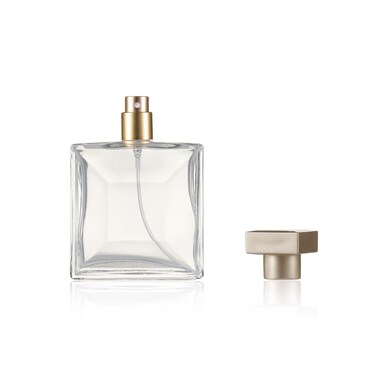 Refillable Perfume Bottle Glass Perfume Spray Bottle 50ml/1.7oz Large Empty Travel Perfume Atomizer Refillable,Replacement Perfume Bottles for Women Men, BS018