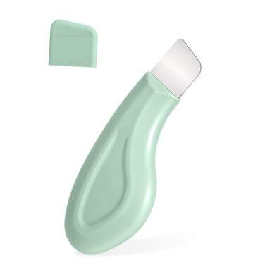 1 Pc Blackhead Remover Tools, Deep Clean Skin Blackhead Spatula Face Scraper, Pore Cleaner Tool Nose Scraper Pore Extractor for Women Men Blackhead Removing(Green)