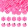 100 Pieces Lash Glue Holder, Lash Glue Flower Cups, Eyelash Extension Glue Holder, Lash Glue Tray Glue Holder Glue Rings Lash Extension for Women Girls Eyelash Extension Supplies (100)