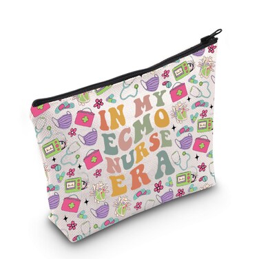 JNIAP Cardiac Care Unit Gift In My ECMO Nurse ERA Cosmetic Bag ECMO Specialist Gift (ECMO Nurse ERA Bag)