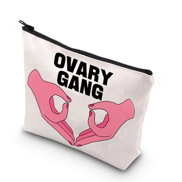 JNIAP OB GYN Makeup Bag OB GYN Doctor Gifts Ovary Gang Gynecologist Bag Gynecologist Obstetrician Gift OBGYN Squad Gift (Ovary Gang)