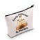 JNIAP Meerkat Lover Gift Easily Distracted by Meerkats Cosmetic Bag Safari Trip Gift (By Meerkats Bag)