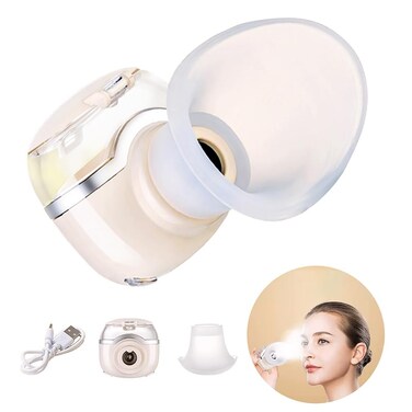 Eye Heated Nano Mist Sprayer Portable Warm Compress Eyes Mister for Eyelid,Eye Skin SPA Eye Steam Relief Dry Eyes and Stye Mini Eye Drops Tool