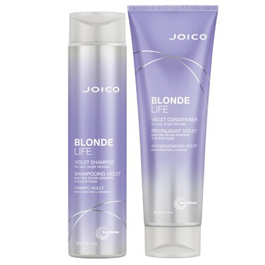 Joico Blonde Life Violet Shampoo &amp; Conditioner Set  For Cool &amp; Bright Blonde Hair   Neutralize Brassy Tones   Banish Yellow Tones   Boost Shine   Sulfate Free   Fortified With Monoi &amp; Tamanu Oil