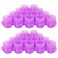 JOIKIT 400 PCS Tattoo Ink Cups, Purple Honeycomb Shape Pigment Holder Cups with Base Design for Holding Pigment Ink