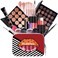 Makeup Kit For Women Full Kit, Naked Shimmer Eyeshadow Palette, Waterproof Black Eyeliner &amp; Mascara, Makeup Tools Set, Lipstick, Premium Synthetic Foundation Powder for Medium to Dark Skin