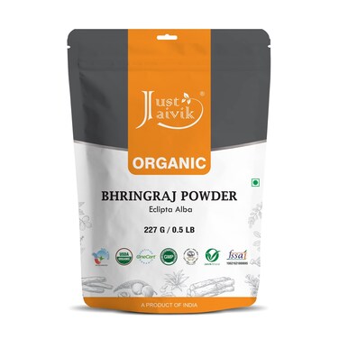 Organic Bhringraj Powder (Eclipta Alba) 227g   8 oz   0.5 LB   Pure False Daisy Powder   Hair Care