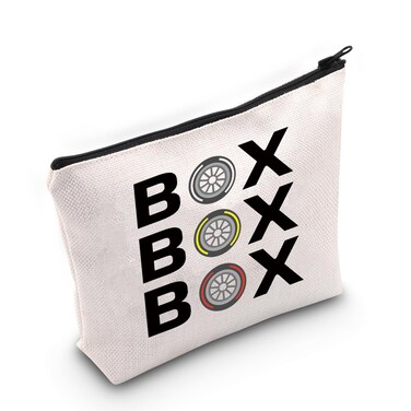 JXGZSO Funny Formula Cosmetic Bag - Lover Gift Box Makeup Bag Racing Fan Gift