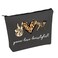 JXGZSO Scissor Makeup Organizer Hair Stylist Cosmetic Pouch Bag Hairdresser Gifts For Women Peace Love Hairstylist Toiletry Bag (Peace Love Hairstylist Black)