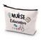 JYTAPP Nurse Makeup Bag Certified Nurse Educator Gift Nursing Instructor Zipper Pouch Cosmetic Bag Nursing Instructor Gift Clinical Nurse Educator Gift
