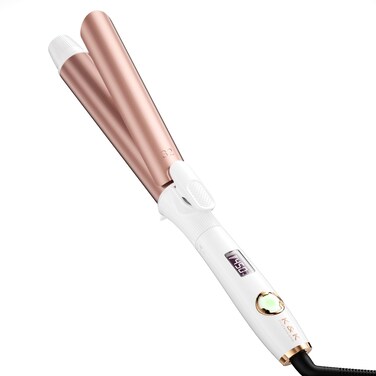 K&amp;K Curling Iron, 1.25 Inch Ceramic Coating Curling Tongs, Nano Titanium Hair Curler Wand, MCH Heater, 60 Mins Auto Shut Off, Digital Display