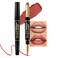 Kaely 2in1 Rose Gold Metallic Lip Liner &amp; Lipstick Set Kit for Women, DNM Lips Kit with Lip Liner Lip Stains Long Lasting Waterproof 24 Hour Lipstick and Lip Liners Combo Lipliners Pencil Set 07