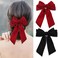 KAGNAL Silky Satin Hair Accessories: Large French Clip Bows for Women and Girls - Nice Gift