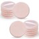 12 Pcs Round Powder Puffs Setting Powder Puff 2.3'' Cotton Cosmetic Puffs Velour Face Makeup Compact Makeup Sponge Cushion Puff Loose Powder Puff Make Up Sponges for Foundation Setting Powder