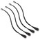4pcs Extensions Braids Curtain Front for in Braided Clip in Hair Extensions Long Braided Hair Piece Side Braid Long Clip Women Bang Hair Synthetic
