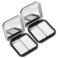 KALLORY 2 Pcs Empty Magnetic Eyeshadow Palettes Makeup Palette Magnetic Eyeshadow Palette Foundation Blush Container Magnetic Palette for DIY Cosmetics Lipstick Blush Powder