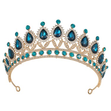 Kamirola Tiaras Princess Crown for Women and Girls Crystal Headbands for Bridal, Princess for Wedding and Party(TR21)