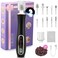 Professional Manicure Pedicure Kit, Cordless Electric Nail File Set, 360&deg; LED Light Nail Drill Machine with LCD Display, 10 Speeds Rechargeable Nail Drill for Gel Nail Thick Toe Nails Christmas Gifts