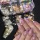 6Grid Mermaid Glitter Nail Art Sequins, Holographic 3D Magic Color Ultra Thin Shiny Nail Glitter Flakes Colorful Mermaid Nail Flakes Confetti Sticker Iridescent Ice Slag Nail Sequins for Women Girls