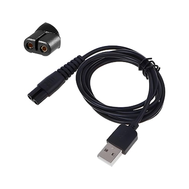 KEMEI Razor and hair clipper charger cable USB Rechargeable Razor charger cable Double round mouth