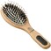 Kent PF02 Small Cushion Detangler Brush &ndash; Boar Bristle &amp; Nylon Mix for Smoothing and Straightening Oval Wood Paddle for Medium to Long Hair