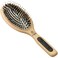 Kent PF01 Large Cushion Detangler Brush, Boar Bristle and Non-Scratch Nylon Mix Hairbrush for Straightening Smoothing. Oval Wood Paddle Detangling Hair Brush for Medium to Long Hair, Made in England