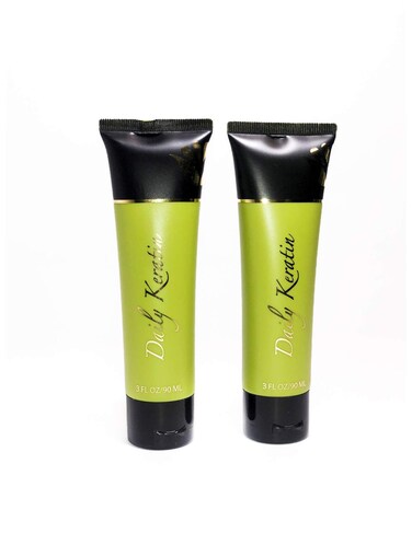 Keratin Express Daily Keratin 2ea -3oz DuoPack Fast Blowout- Frizz Control- Heat Protector- Repair Treatment