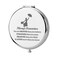 KEYCHIN Umbrella Mirror - Pocket Size - Braver, Stronger, Smarter Than You Think - Compact Mirror