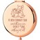 KEYCHIN Bambi and Thumper Pocket Mirror Deer Bambi Fans Gifts If You Can't Say Something Nice Bambi Compact Makeup Mirror (If You Can't-S)