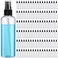 Kigley 100 Pcs Small Spray Bottle Bulk 4 oz Plastic Empty Mist Spray Bottles for Essential Oils Fine Mist Sprayer Reusable Refillable Portable Travel Containers for Perfume Cleaning Samples(Clear)