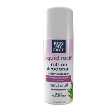 Kiss My Face Liquid Rock Roll On Deodorant - Patchouli, 3 oz