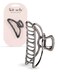 Kitsch Metal Hair Clips for Women - Durable &amp; Elegant Metal Claw Clips, Perfect for Everyday Use &amp; Special Occasions - Hematite, 1 Piece