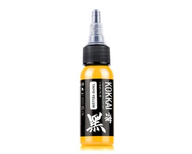 Tattoo Ink, Premium Quality, Precision Medium Viscosity, Rich Hue, Quick Healing, Acrylic-Free, Water-Based, Ready-to-Use Ink for Precision Tattooing (Taiyo Yello, 1 oz)