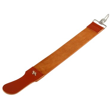 Genuine Leather Strop - 19.8 * 2in Barber Razor Sharpening Belt Suitable for Straight Razors, Sharpeners and Chisels