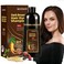 Dark Brown Hair Dye Shampoo 3 in 1，100% Covers Gray Hair，Hair Color Shampoo Can Avoid Going to the Salon to Dye Your Hair，Convenient and Effective Shampoo Hair Dye(500mL，17.6 Fl Oz)(Dark Brown)