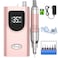 Kredioo Nail Drill Professional 35000RPM Electric Nail Drill Rechargeable Portable Efile Machine 6 Bits Kit Remove Acrylic Gel Dip Powder for Salon Manicure Pedicure
