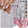 6 Sheets Halloween Nail Art Stickers 3D Self-Adhesive Ghost Nail Stickers Day of the Dead Skull Bloody Drop Pumpkin Spider Web Nail Decals Designs Gothic Stickers for Women Girls Acrylic Manicure Tips