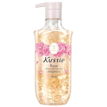 Rose Body Wash for Women &amp; Men, Deep Gentle Moisturizing Serum for Sensitive &amp; Dry Skin, Natural Shower Gel Body Wash Pump, Rose Floral Scent Essential Oil, 24hr Renewing MicroMoisture, 12.8 oz