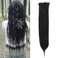 6PCS Natural Black Clip In Dreadlock Extensions, 24 Inch SE Thin 0.6cm Dreads, Synthetic Clip in Dreadlocks Reggae Hippie Crochet Dreads for Women&hellip;
