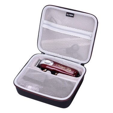 LTGEM EVA Hard Storage Case for Wahl Professional 5-Star Cordless Magic Clip Clippers #8148#8451#8545#8509 - Carrying Organizer Bag