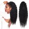 Kinky Curly Ponytail Extensions - Drawstring Claw 18 Inch Clip in Ponytail Extension Curly Drawstring Ponytail For Black Women Natural Black Clip In Curly Ponytail Extensions Synthetic