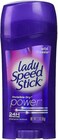 Lady Speed Stick Antiperspirant Deodorant, Invisible Dry, Wild Freesia 2.30 oz